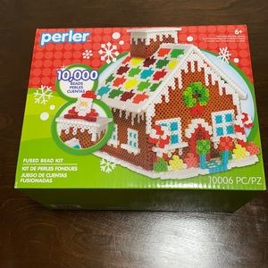 Brand New Fused Bead Gingerbread House Kit